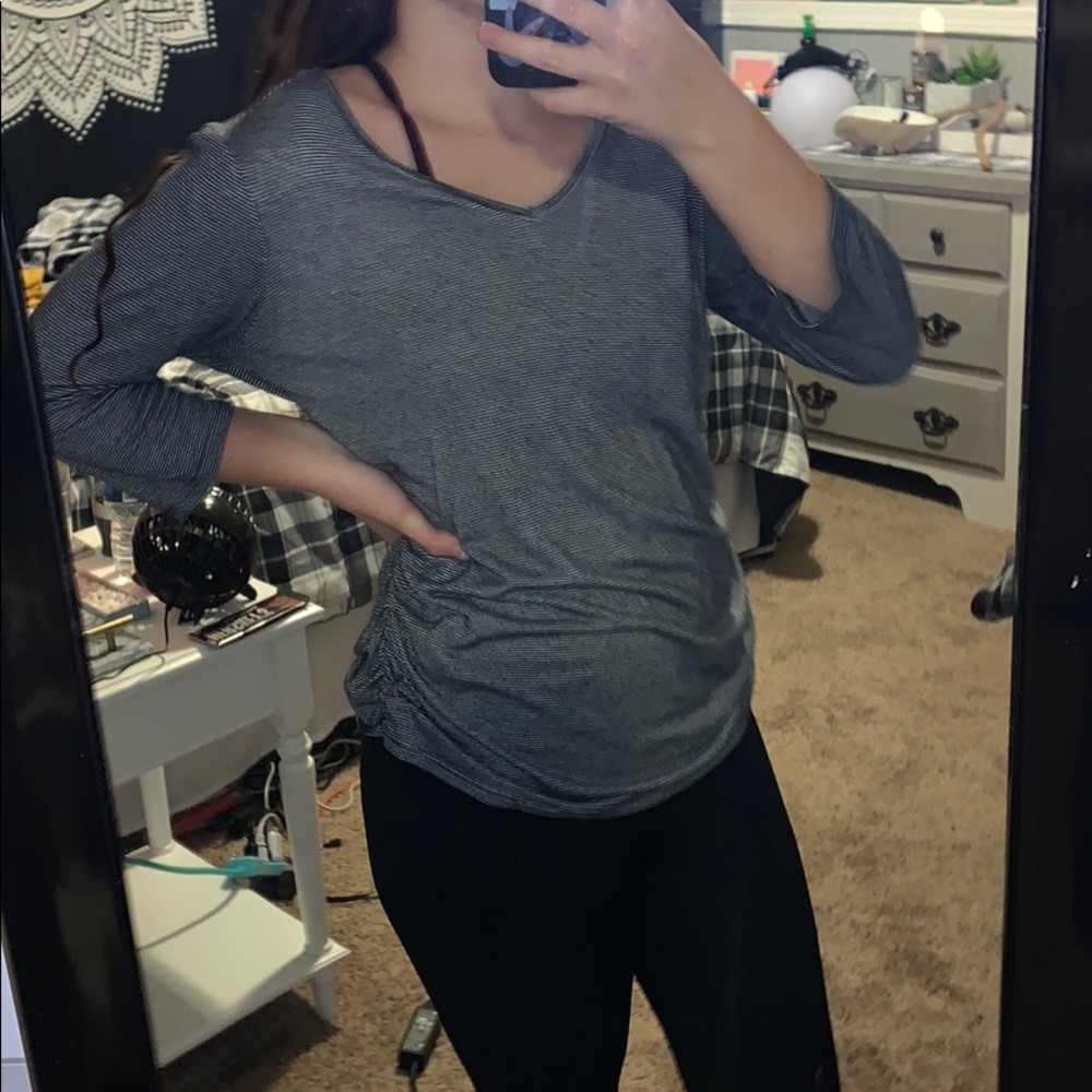 Striped 3/4 Sleeve